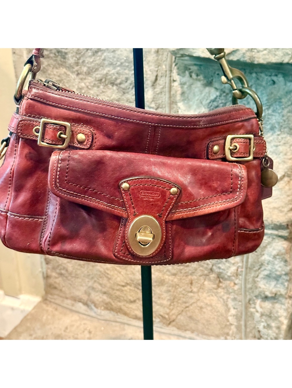 Vintage Coach Legacy Leigh Satchel 11127 65th Anniversary Leather Handbag